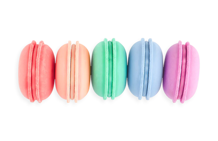 Set 5 Gomas Aromáticas Macarons