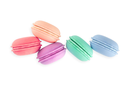 Set 5 Gomas Aromáticas Macarons