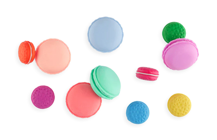 Set 5 Gomas Aromáticas Macarons