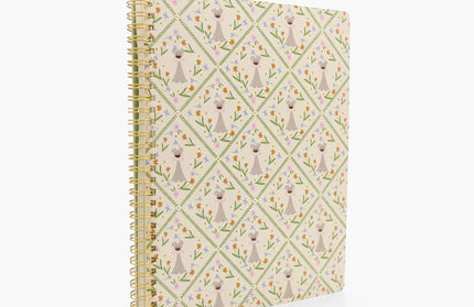 Cuaderno Universitario Cuadriculado TD - Perro Floral
