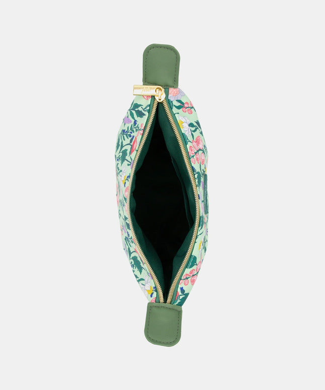 Cosmetiquero - Flores Verde