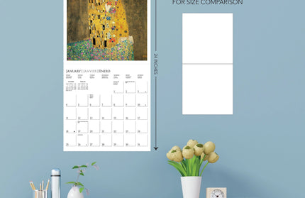 Calendario 2026 Pared 12M - Klimt