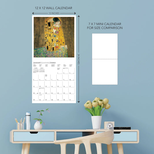 Calendario 2026 Pared 12M - Klimt