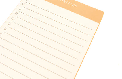 Block de Notas - Priorities Crema