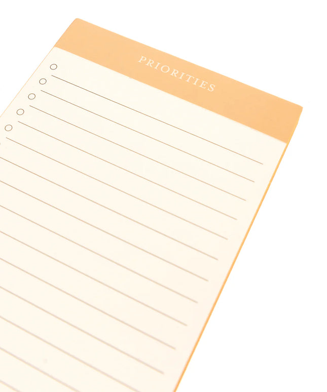 Block de Notas - Priorities Crema