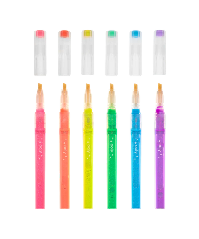 Set 6 Destacadores Oh! My Glitter