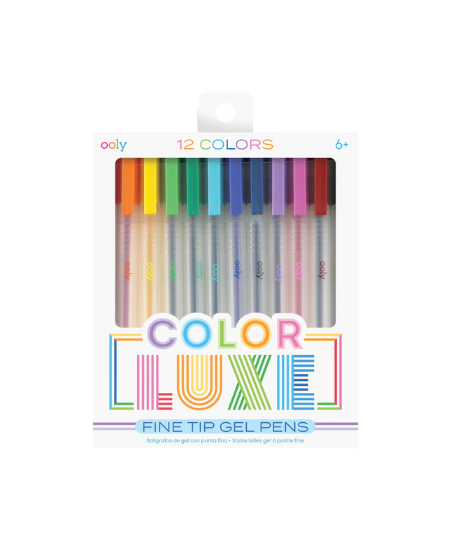Lápices Gel Punta Fina 0.7 mm - Set de 12