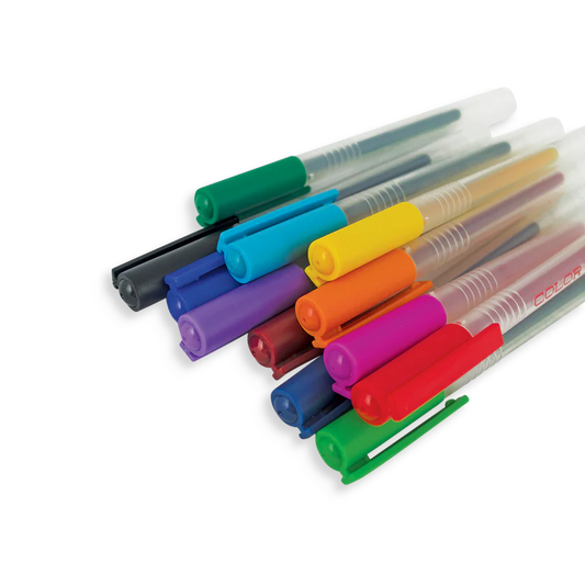 Lápices Gel Punta Fina 0.7 mm - Set de 12