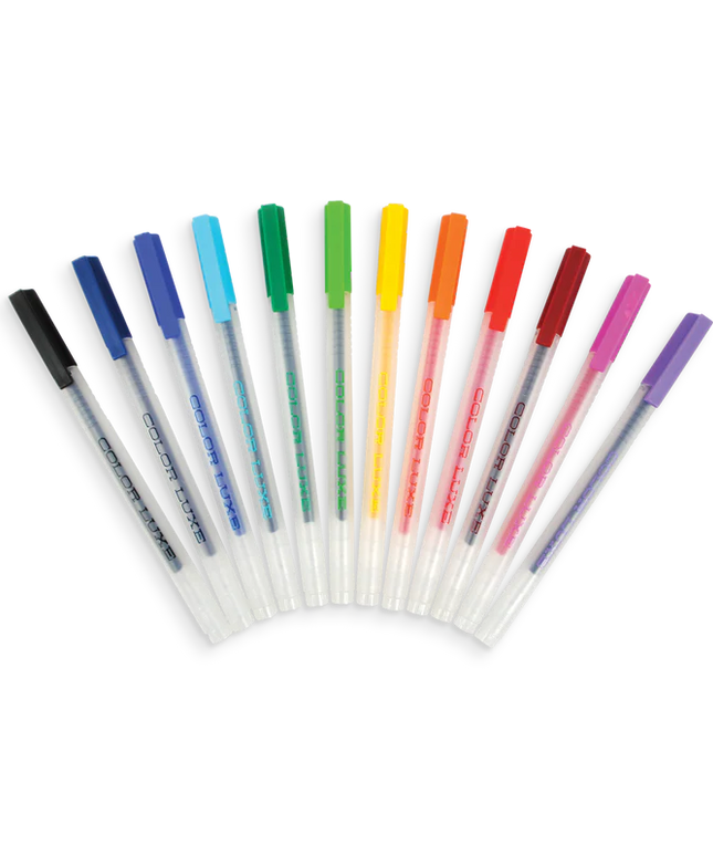 Lápices Gel Punta Fina 0.7 mm - Set de 12