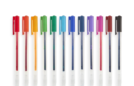 Lápices Gel Punta Fina 0.7 mm - Set de 12