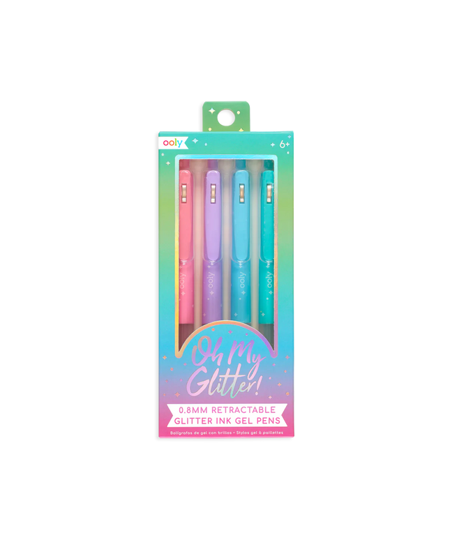 Lápices Gel Oh My Glitter - Set de 4