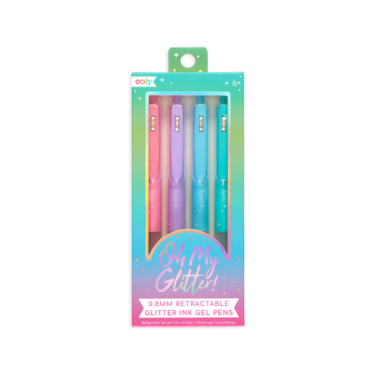 Lápices Gel Oh My Glitter - Set de 4
