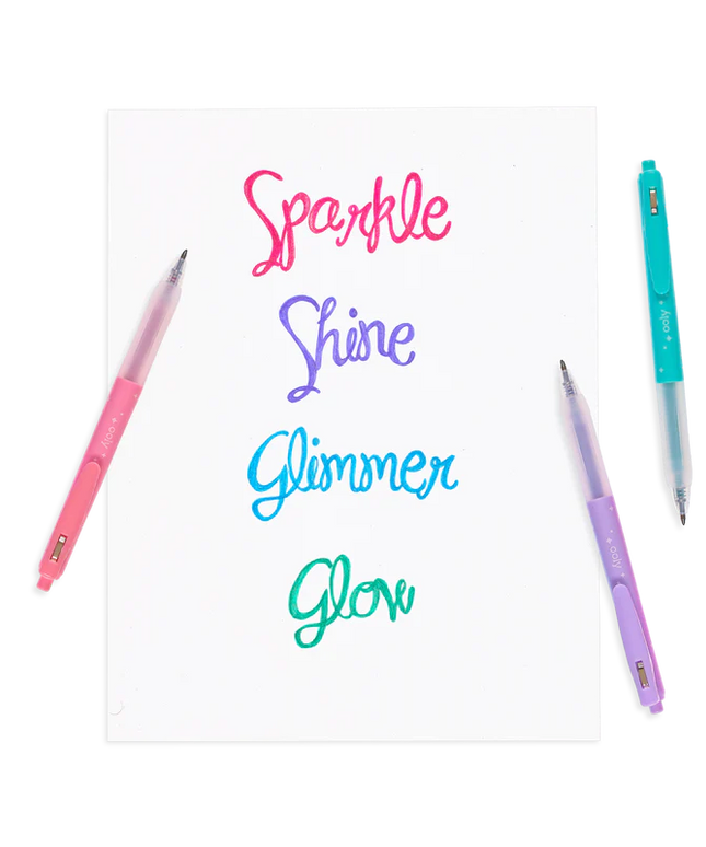 Lápices Gel Oh My Glitter - Set de 4