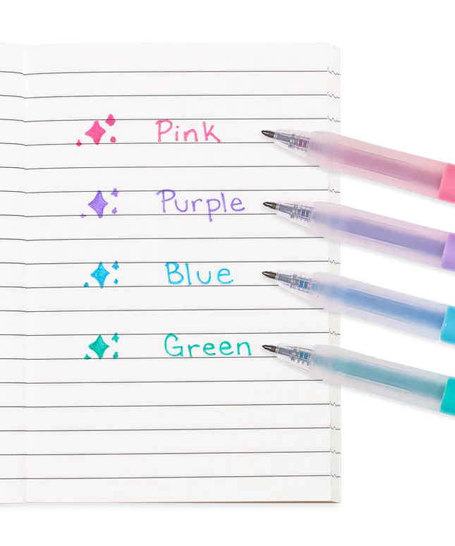 Lápices Gel Oh My Glitter - Set de 4