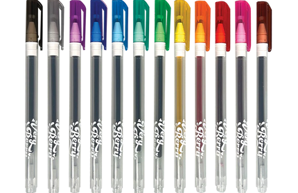 Set 12 Bolígrafos de gel con aroma a frutilla