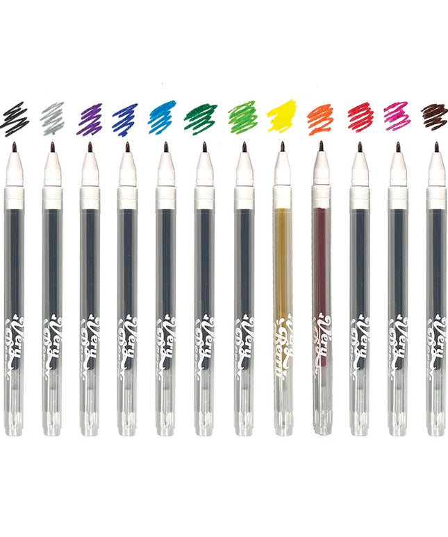 Set 12 Bolígrafos de gel con aroma a frutilla