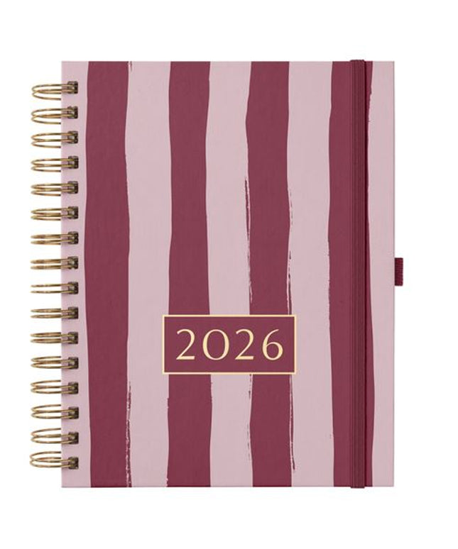 Agenda 2026 Mediana 12M Sem Vista - Rayas Borgoñas