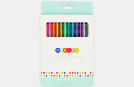 Set 12 Lápices Gel Metálicos - Colores