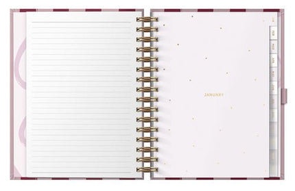 Agenda 2026 Mediana 12M Sem Vista - Rayas Borgoñas