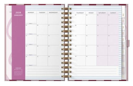 Agenda 2026 Mediana 12M Sem Vista - Rayas Borgoñas