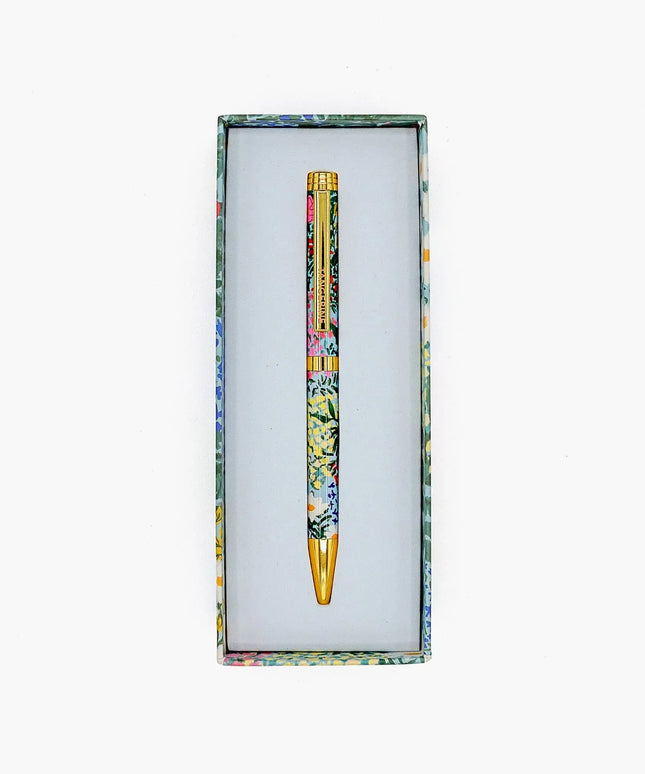 Bolígrafo Tinta Azul - Flora Follaje