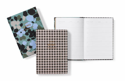 Agenda sin Fecha Semanal - Gingham Petal