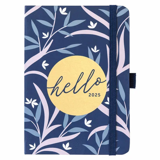 Agenda 2025 Chica 12M Sem Vista - Navy Floral
