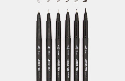 Set 6 Marcadores Lettering y Dibujo