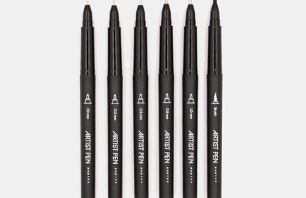 Set 6 Marcadores Lettering y Dibujo