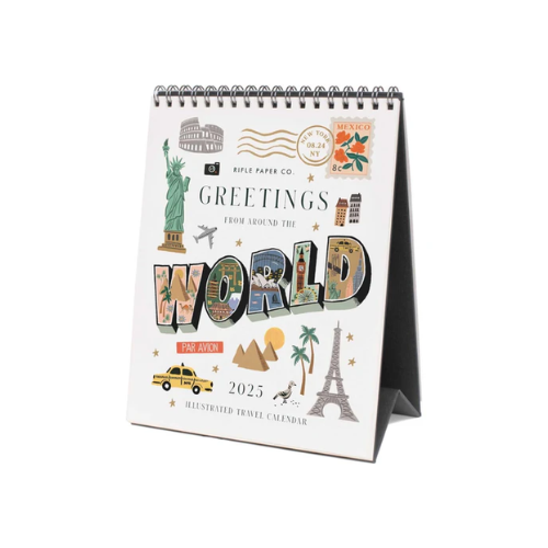 Calendario Escritorio 2025 12M - Around the World