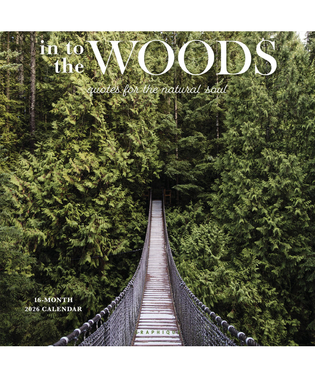 Calendario 2026 Pared 12M  - In to the Woods