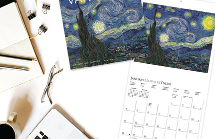 Calendario 2026 Pared 12M - Van Gogh