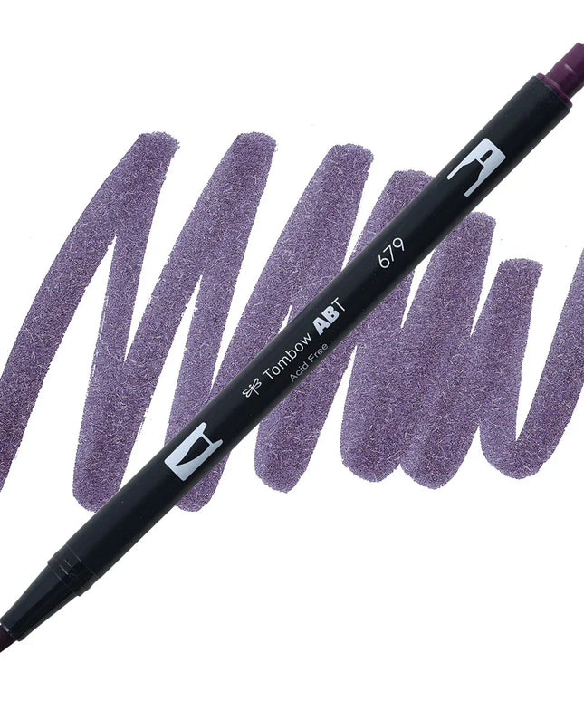 Marcador Doble Punta Dark Plum