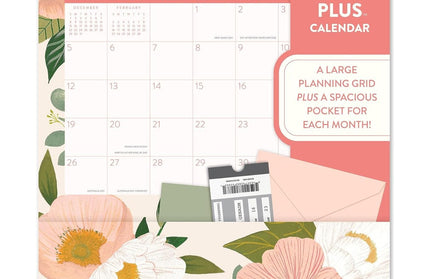 Calendario 2025 Bella Flora 17 Meses