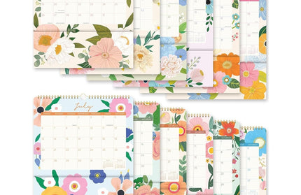 Calendario 2025 Bella Flora 17 Meses