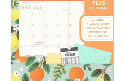 Calendario 2025 Frutas 17 Meses
