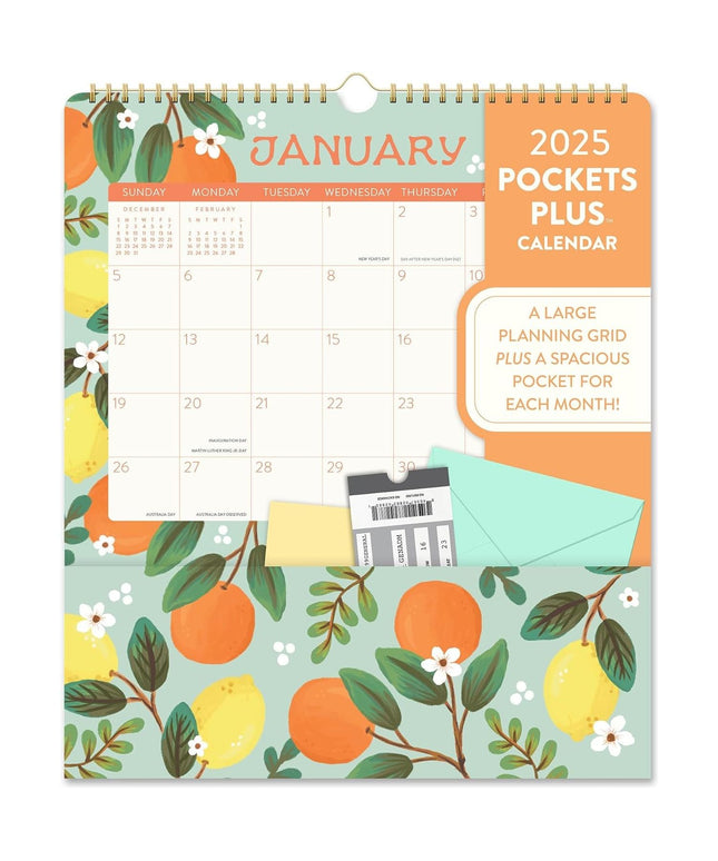Calendario 2025 Frutas 17 Meses