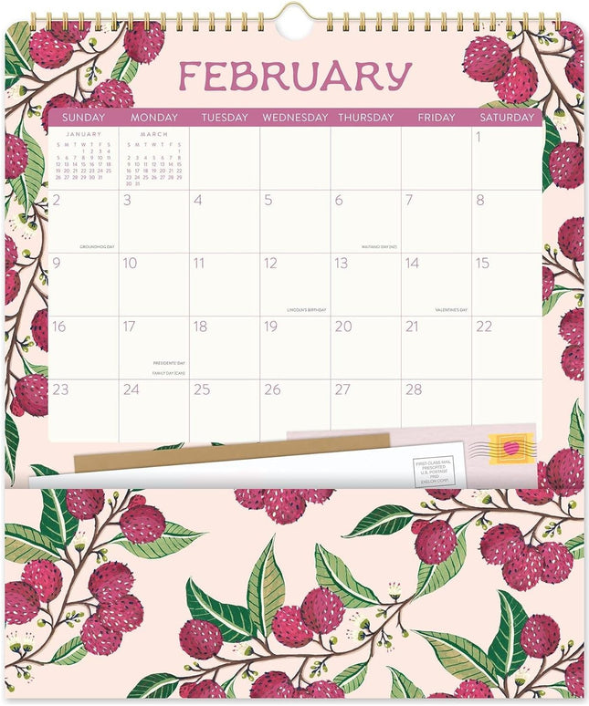 Calendario 2025 Frutas 17 Meses