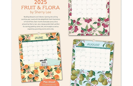 Calendario 2025 Frutas 17 Meses