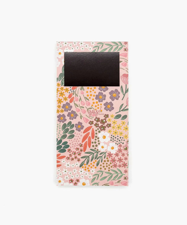 Block Magnético Lista - Flores Rosa