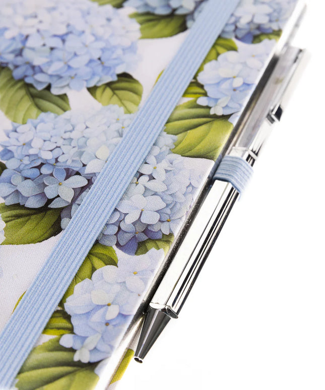 Libreta Composición con Boligrafo - Hortensias