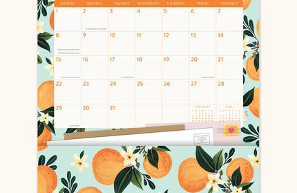 Calendario 2026 12M Con Bolsillos - Fruit and Flora