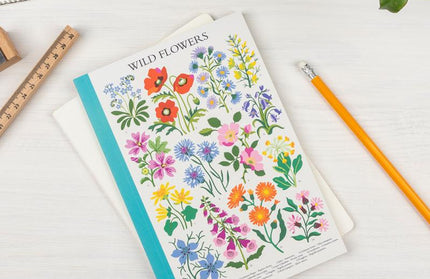 Libreta Mediana Composición - Wild Flowers