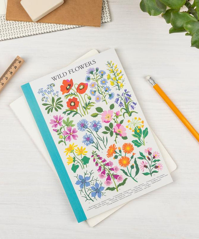 Libreta Mediana Composición - Wild Flowers