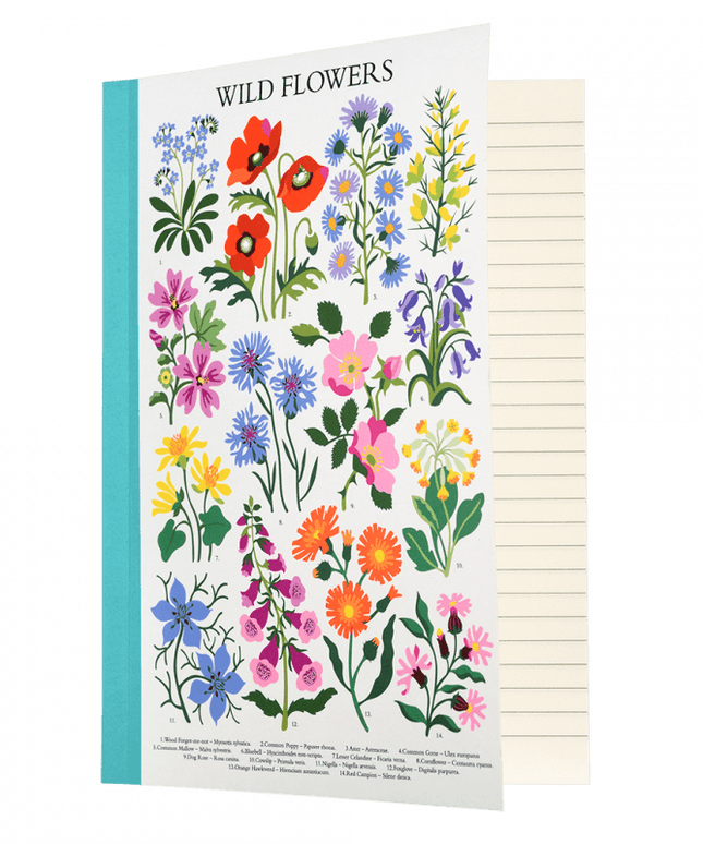 Libreta Mediana Composición - Wild Flowers