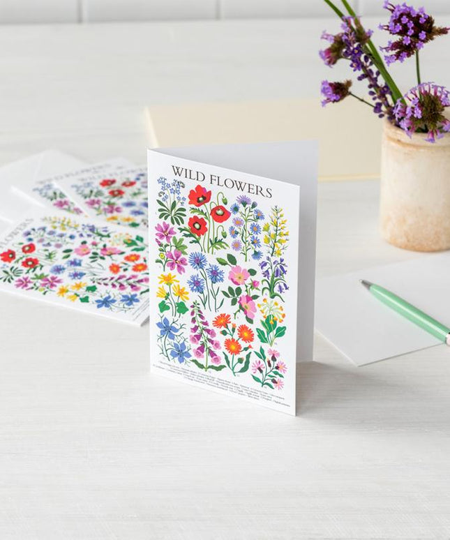 Set 10 Tarjetas con Sobres - Wild Flowers