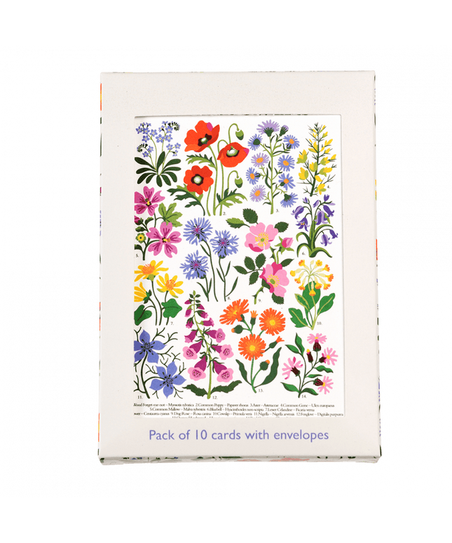 Set 10 Tarjetas con Sobres - Wild Flowers