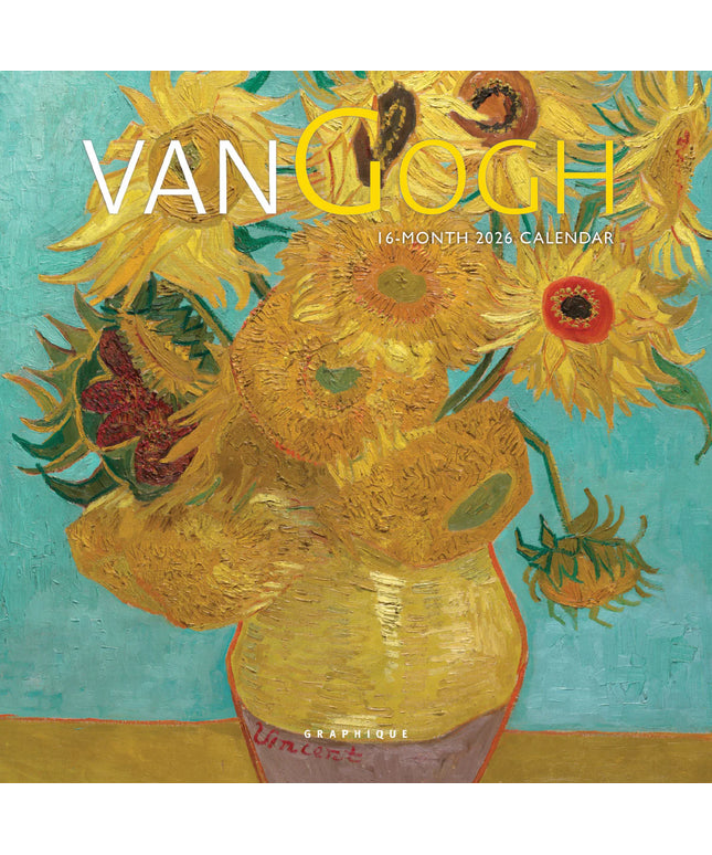 Calendario 2026 Pared Mini 12M - Van Gogh