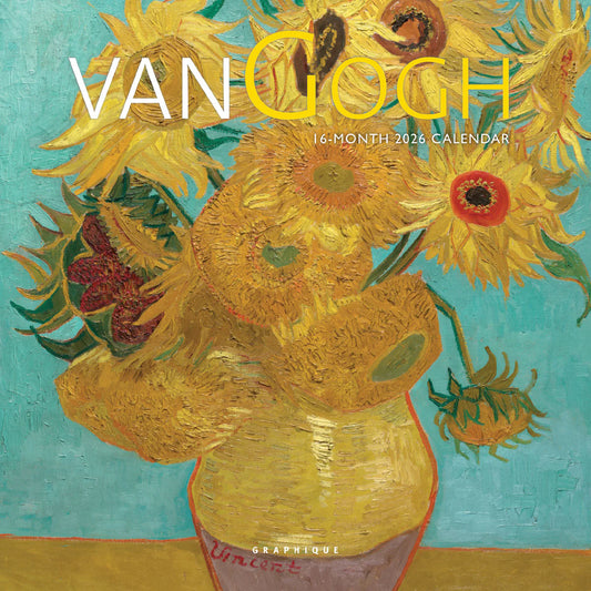 Calendario 2026 Pared Mini 12M - Van Gogh