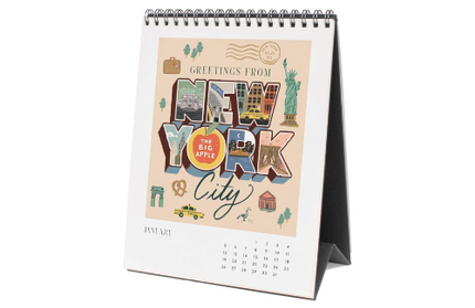 Calendario Escritorio 2025 12M - Around the World